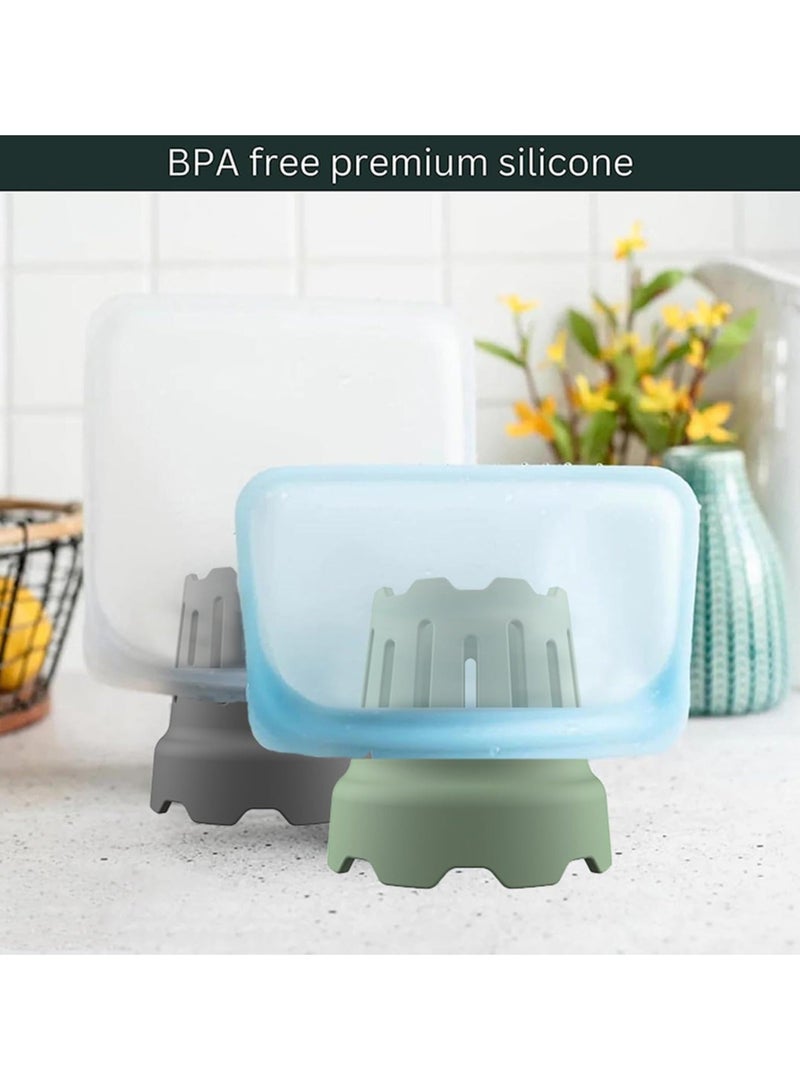 2 Piece Water Bottle Drying Rack, For Faster Drying, Drinking Glass And Sports Bottle Drainer Stand
