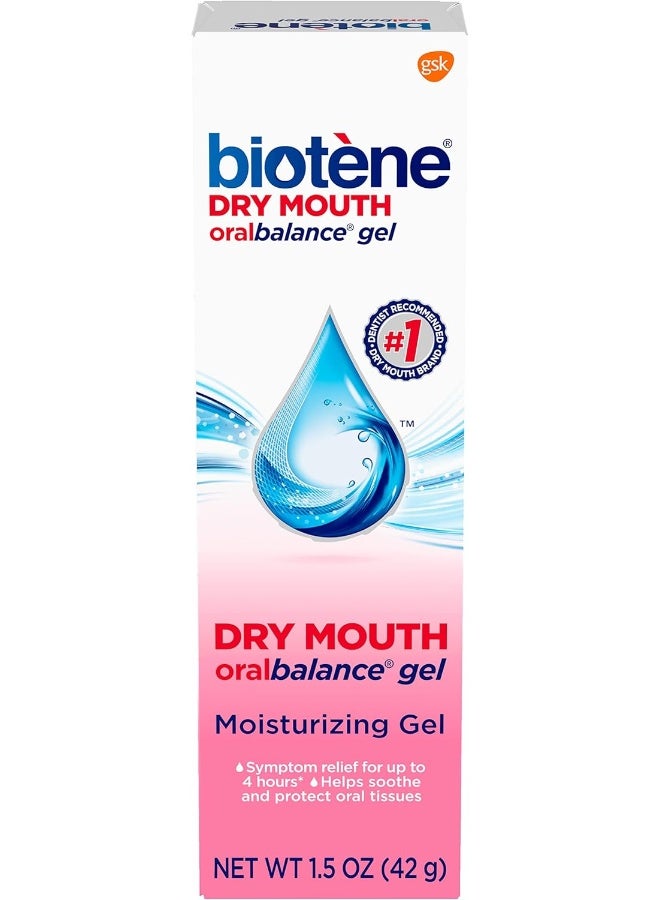 Biotene Oralbalance Moisturizing Gel Flavour-Free Alcohol-Free For Dry Mouth 45Ml