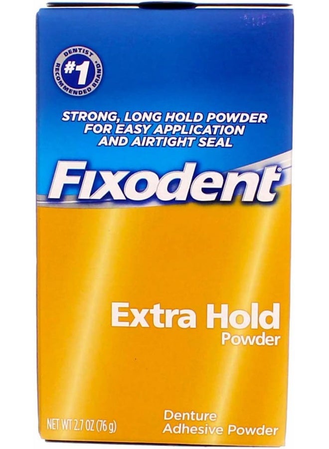 Extra Hold Denture Adhesive Powder 2.7 Ounce