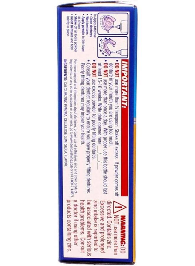 Extra Hold Denture Adhesive Powder 2.7 Ounce