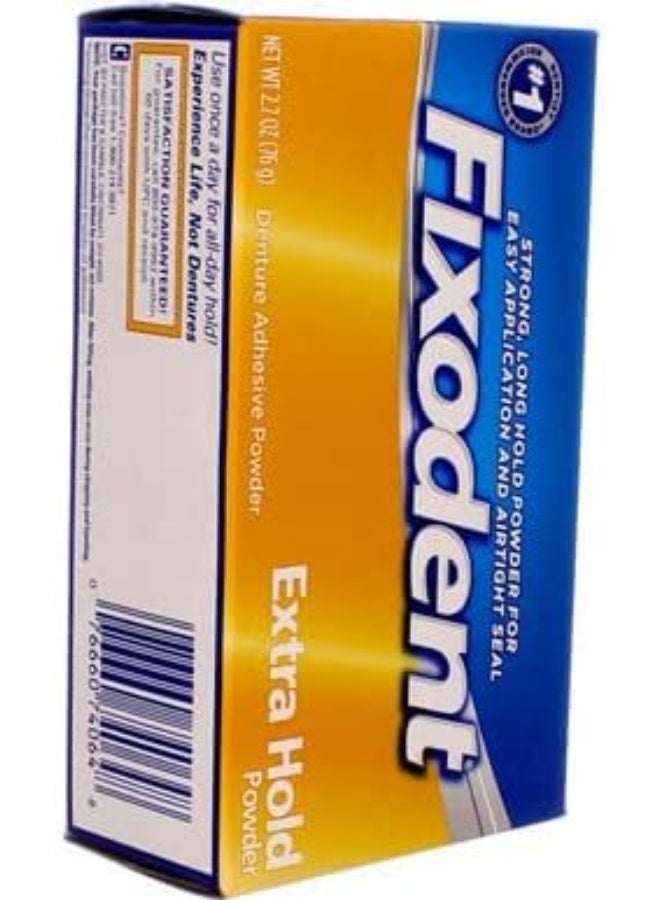 Extra Hold Denture Adhesive Powder 2.7 Ounce