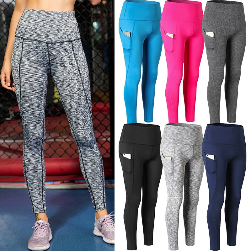 Solid Pocket Detailed Leggings Rose