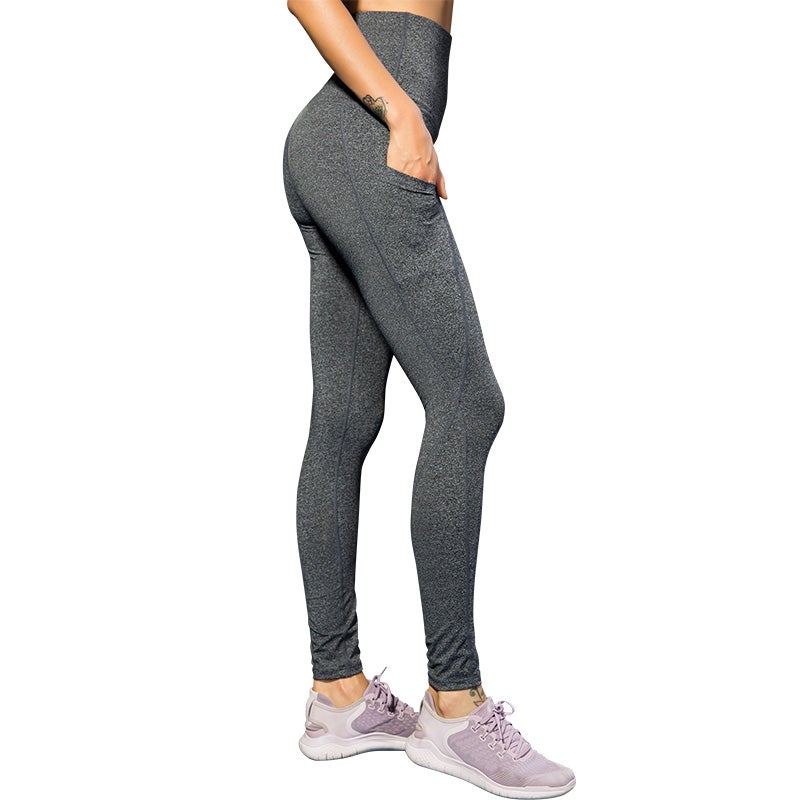 High Waist Yoga Leggings Dark gray