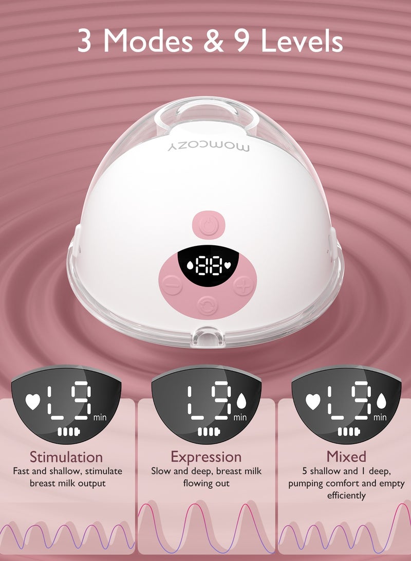 Hands Free, Portable M5 Breast Pump Electric With 3 Modes And 9 Levels