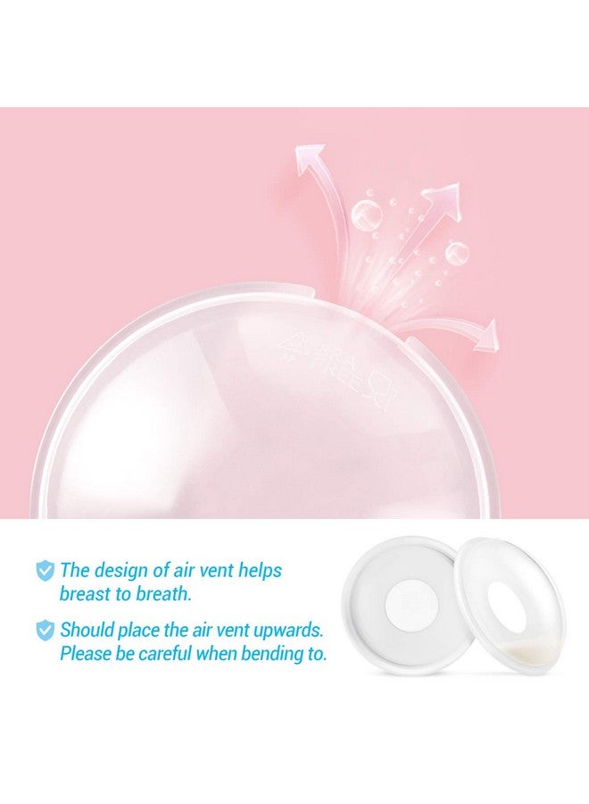 Breast Shells, 4 Pack Nursing Cups, Milk Saver, Protect Sore Nipples For Breastfeeding, Collect Breastmilk Leaks For Nursing Moms, Soft And Flexible Silicone Material, Reusable