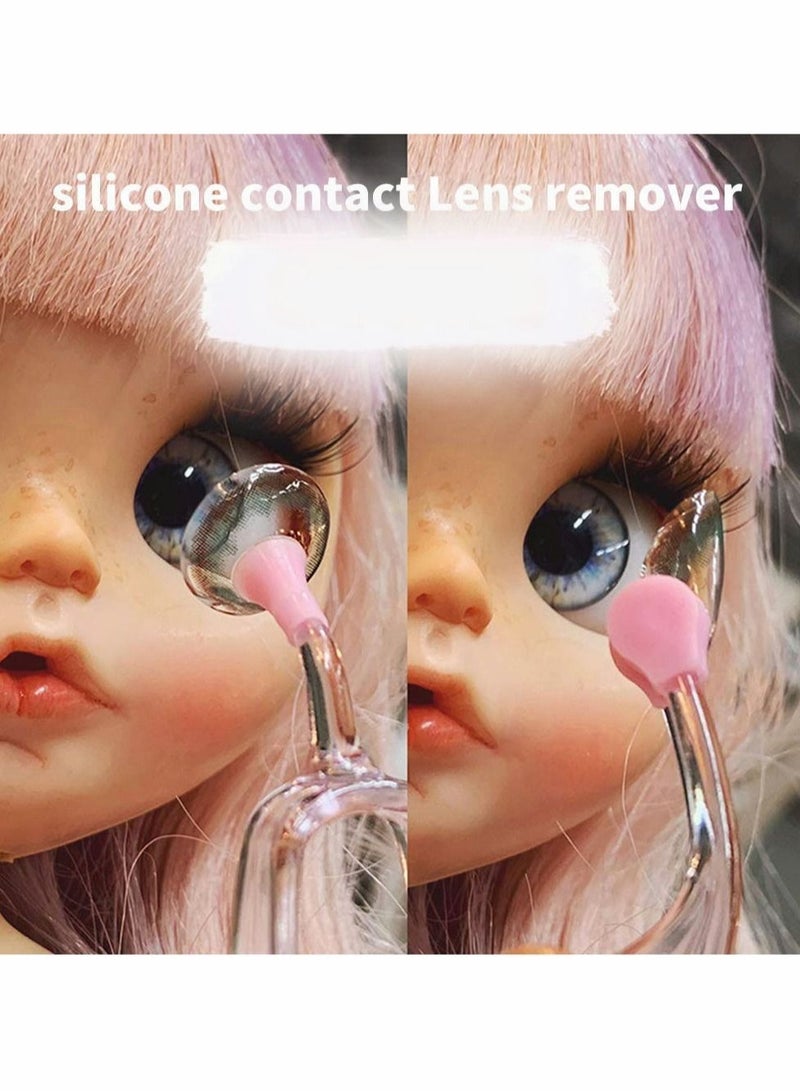 4 pcs Hard Contact Lens Remover RGP Plunger for Soft Hard Lenses