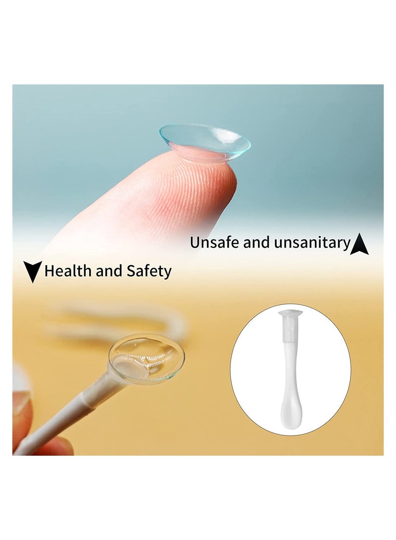 6 Pack Contact Lens Case with Mirror Contact Lens Container with L and R Caps
