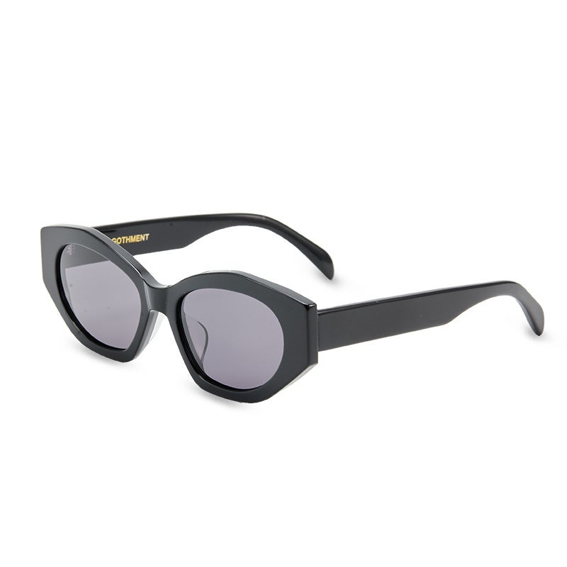 Luxury 2023 Sunglasses Women UV Protection Black frame-single gray sheet
