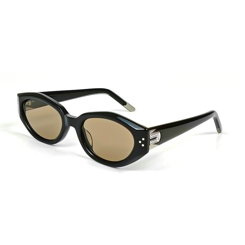 2024 New GM Sunglasses Fashion UV ProtectionBlack frame/Brown sheet Black frame/Brown sheet