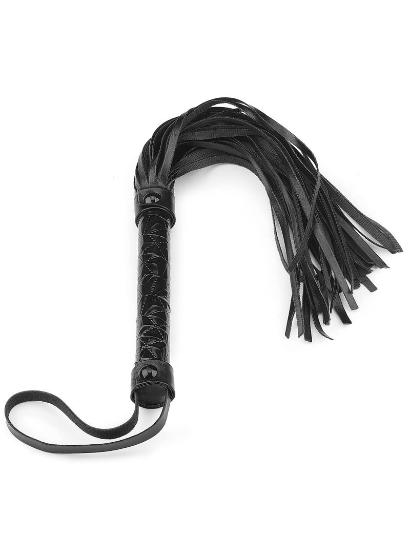 Leather Horse Whip Leather Whip for Horses Whip for Play Faux Leather Whips PU Handle Outdoor Sports Horse Riding Whip Lightweight Gift Accessories Training Tool Portable Gift