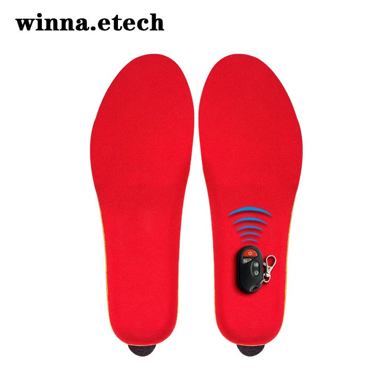 Heating insole USB charging intelligent heating insole foot warmer winter electric heating foot warmer wholesale winnaH7Red 3720 Red 3720