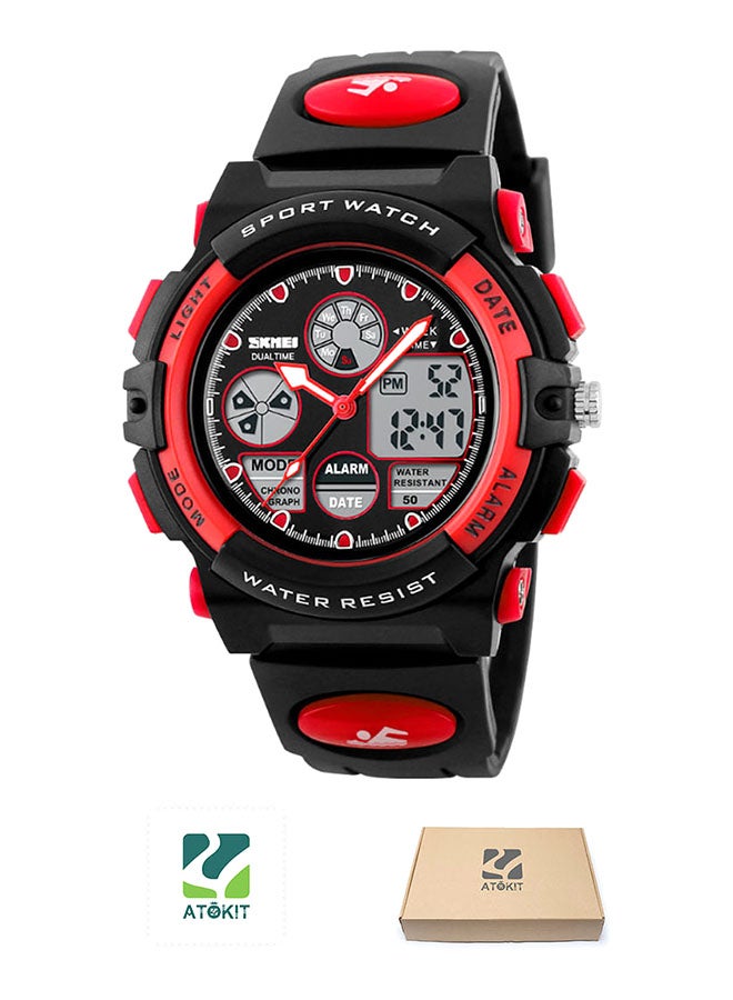 boys Sport Children Plastic Analog + Digital Watch 1163