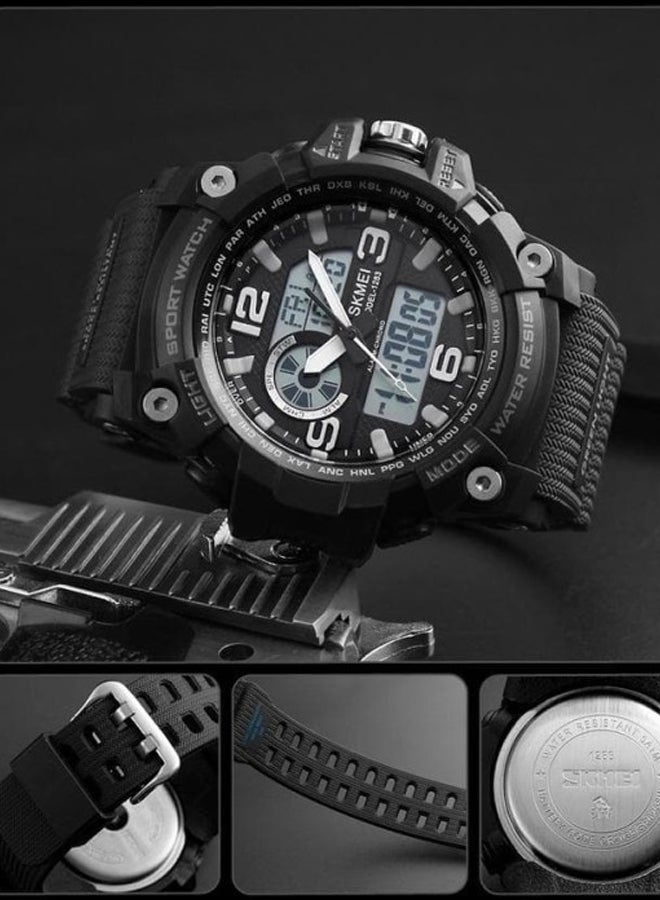 Boys' Water Resistant Analog-Digital Watch 1283