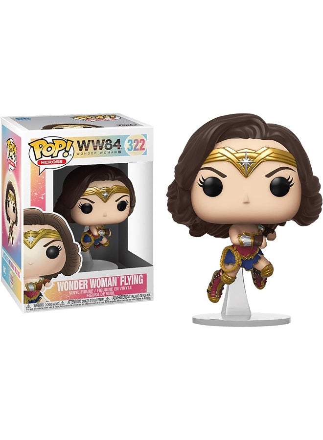 Funko Pop! Heroes: WW 1984- Wonder Woman Flying - Metallic - Wonder Woman 1984 - Collectable Vinyl Figure - Gift Idea - Official Merchandise - Toys for Kids & Adults - Movies Fans