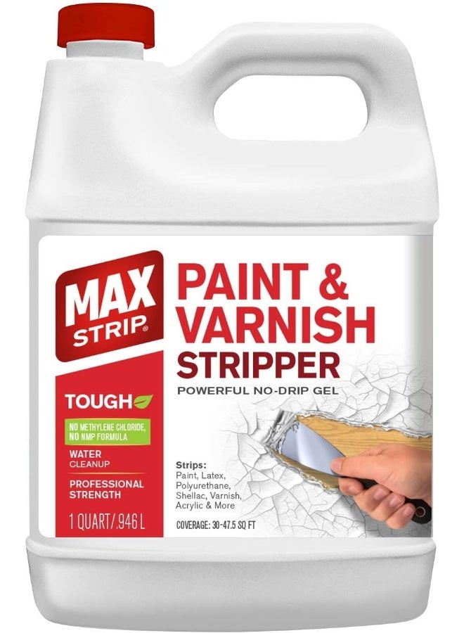 MAX Strip Paint  Varnish Stripper 1 Qt