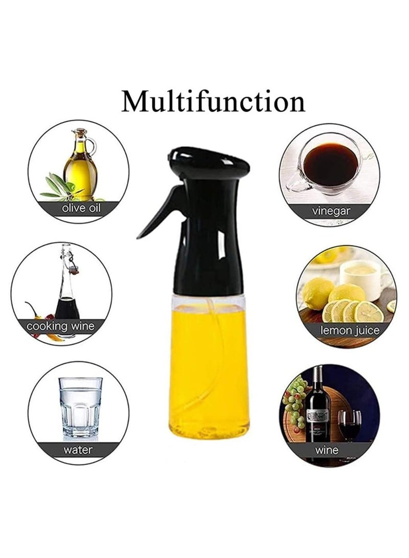 Oil Sprayer, Mister Olive Oil Spritzer for Air Fryer 210ml Cooking Spray Bottle Kitchen Gadgets with 1 Cleaning Brush for BBQ Frying Salad Roasting Frying