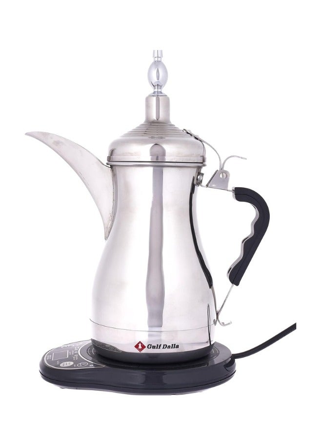 Gulf Dalla - Electric Coffee and Tea Maker Machine (1000ml, Silver)