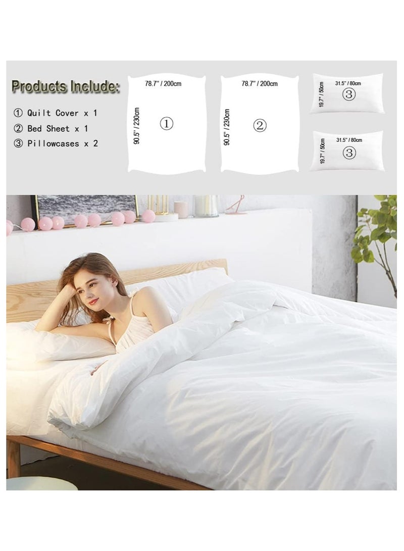 Pillowcase SetsDisposable Bed Sheets, 4-Piece Portable Disposable Sheet Ready to use Disposable Bedding Set
