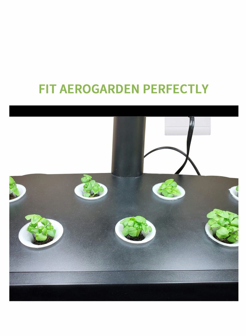Grow Baskets for Hydroponic Growing System, Seed Pod Basket Made of Durable Plastic, Plant Growing Containers for Hydroponics, Lightweight Economy Plant Baskets 50Pcs