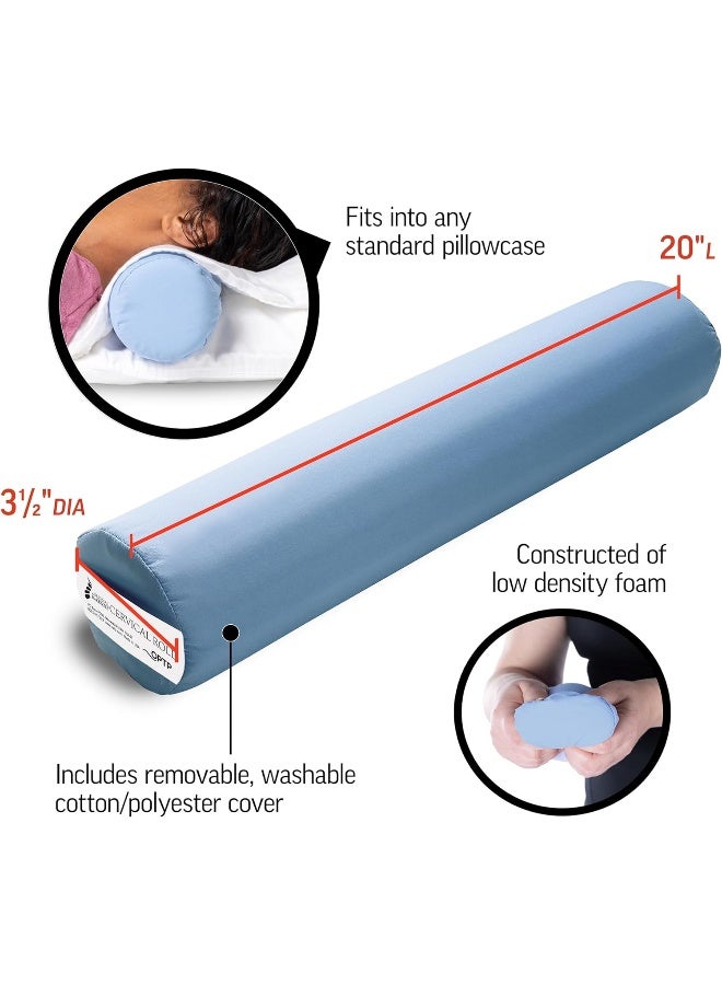 The Original McKenzie Cervical Roll Support Pillow to Relieve Neck and Back Pain When Sleeping