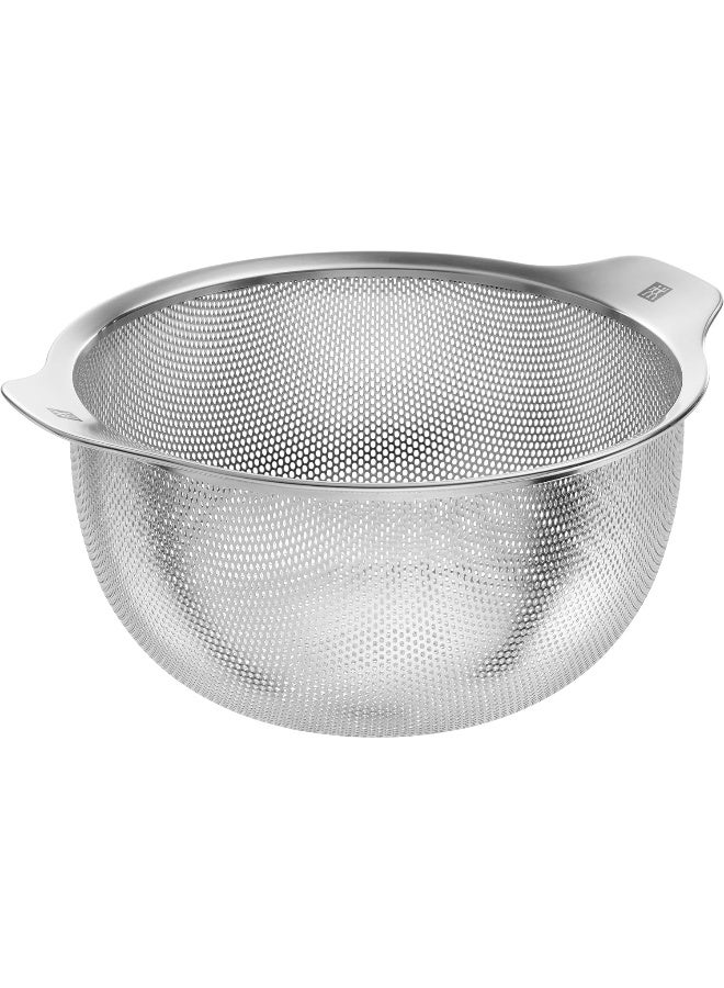 Zwilling Colander Stainless Steel 24Cm. Perforated Stainless Steel. Ergonomic Handles. Stackable.