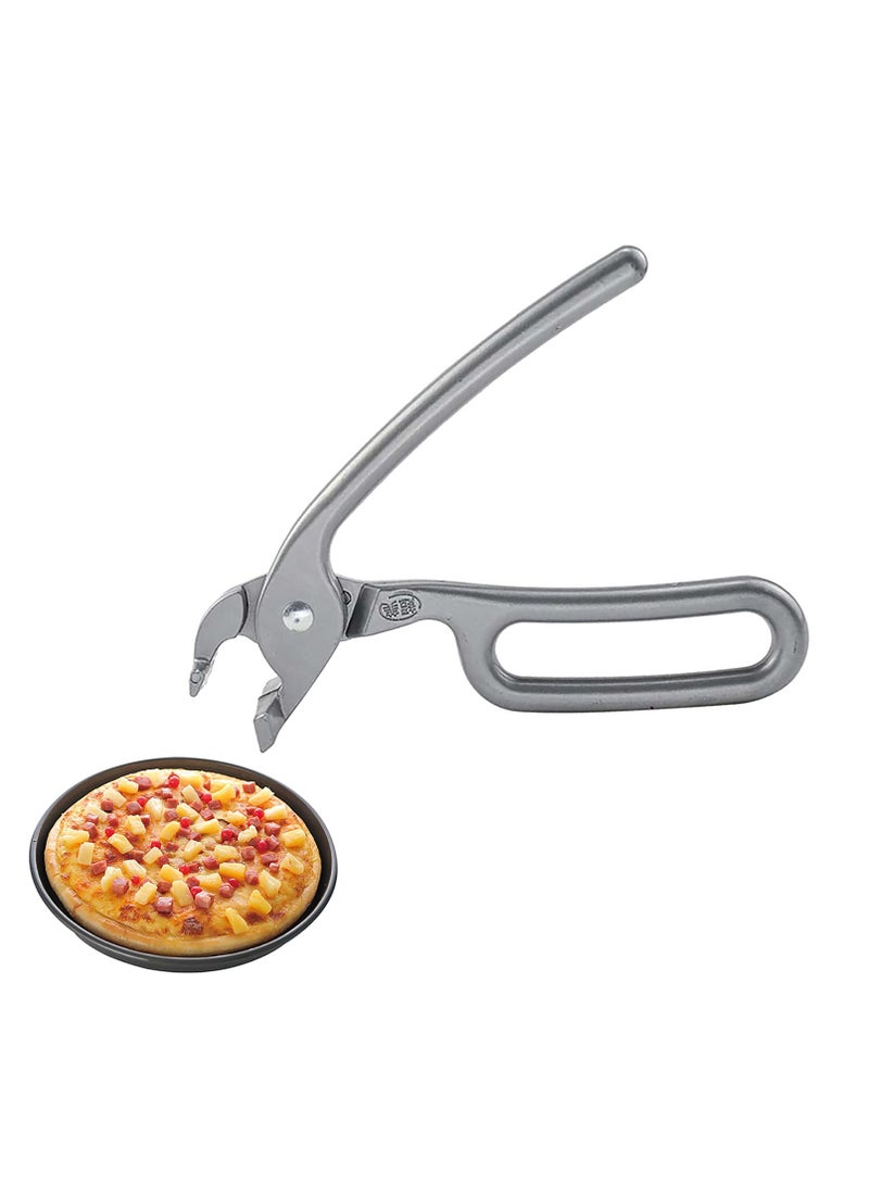 Hot Pan Gripper, Pliers Gadget, Cast Aluminum Anti-Scald Baking Pan Gripper Clips Retriever Tongs, for Lifting Hot Plate, Bowls with Food Out, from Microwave, Saved You from Burnt Fingers