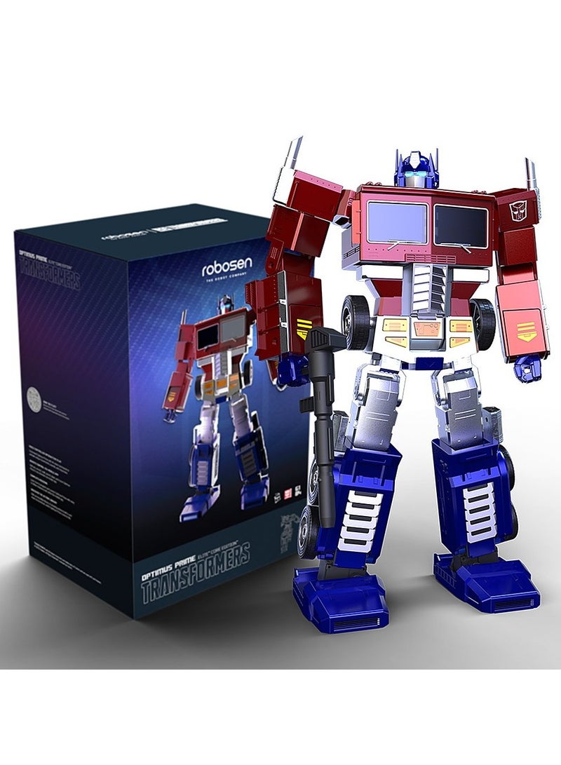 Robosen Elite Optimus Prime - Fully Automatic Transforming Robot (Japanese), Voice-Controlled, App Compatible