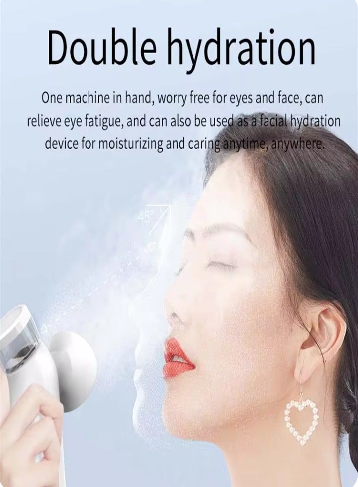Cold and hot compress eyes, handheld multi-functional spray moisturizer, relieve eye fatigue