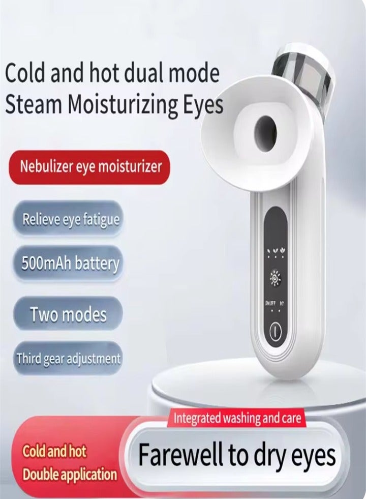 Cold and hot compress eyes, handheld multi-functional spray moisturizer, relieve eye fatigue