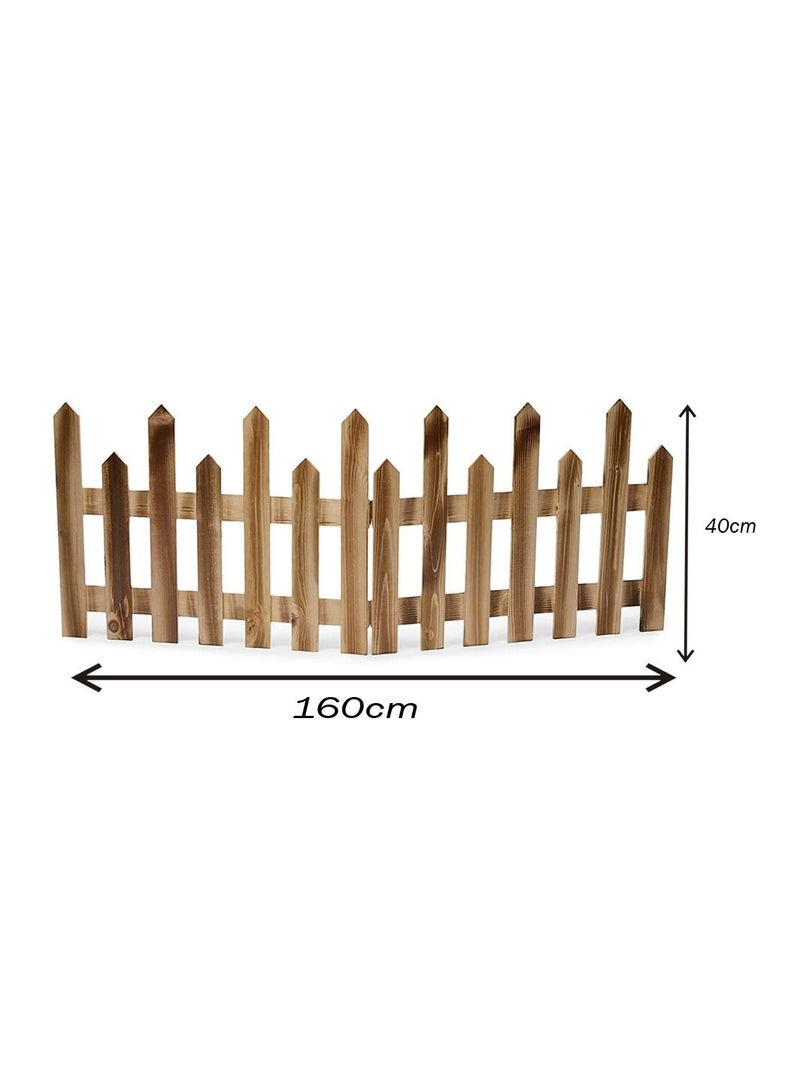 Wooden Garden Solid Fence Border