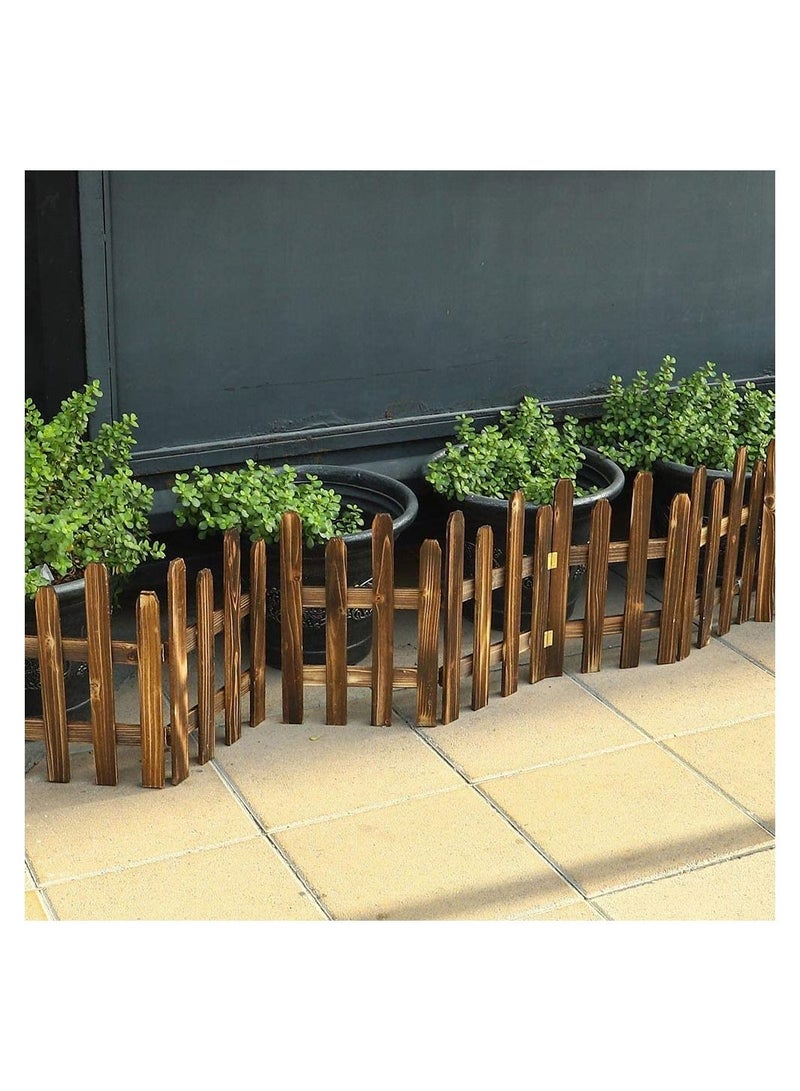 Wooden Garden Solid Fence Border