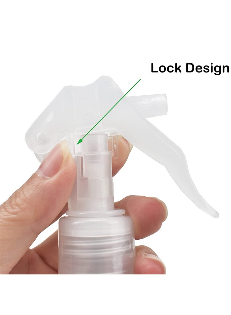 200ML Water Spray Bottles, Plant Mist Clear Empty Plastic Sprayers for Gardening, Cleaning, Air Freshening, Hair, Essential Oil, Durable Trigger Sprayer, Refillable (2 Pcs)