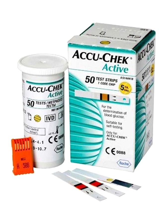 50-Piece Active Test Strips Set