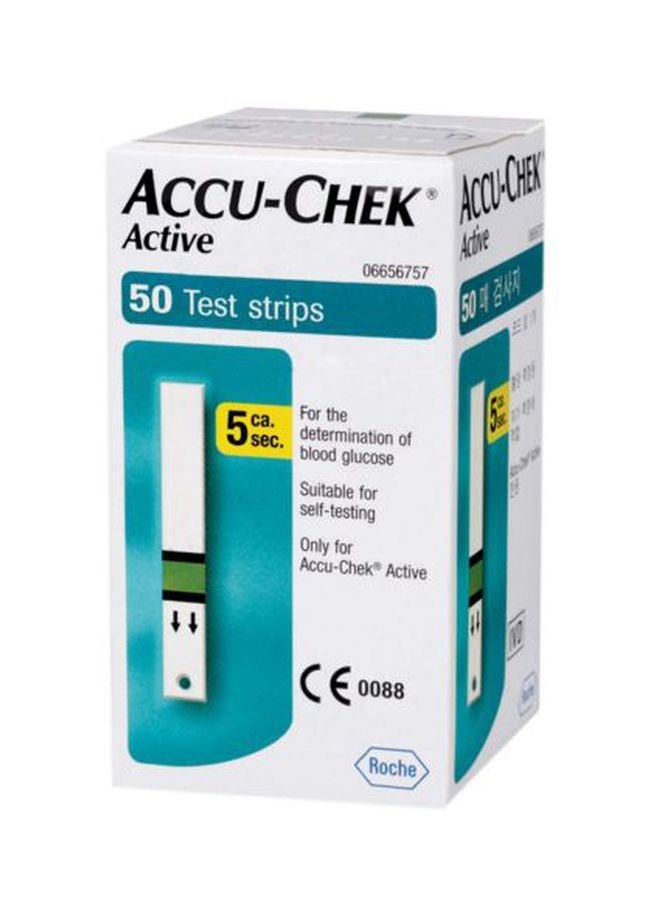 50-Piece Active Test Strips Set