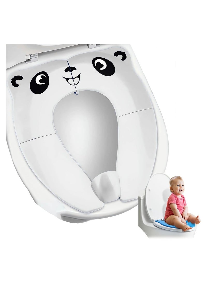 Toddler Toilet Seat Cover, Upgrade Portable Potty Seat With Splash Guard For Toddler