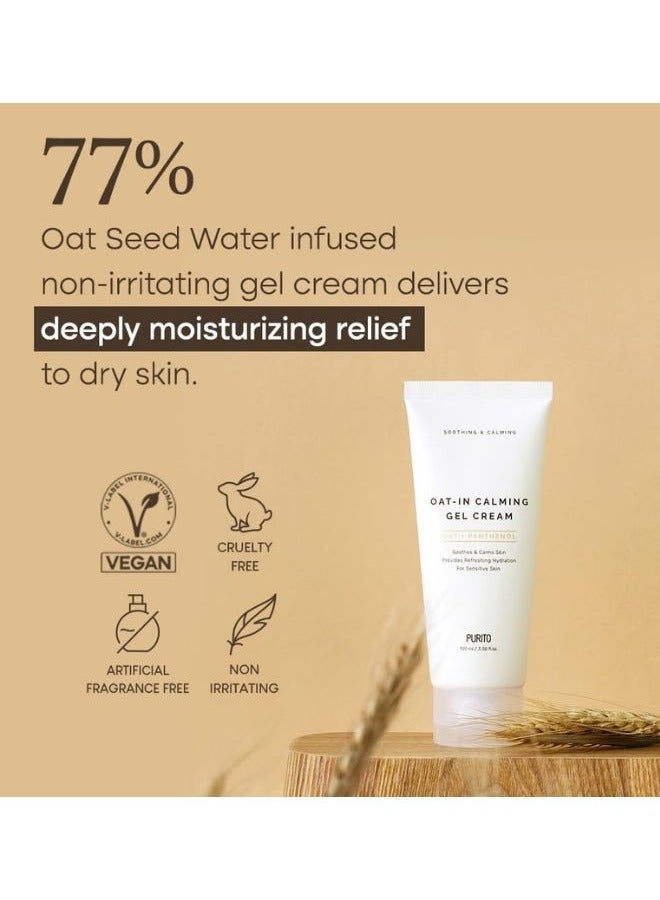 Oat-In Calming Gel Cream 100ml, Soothes & Calm Skin VEGAN