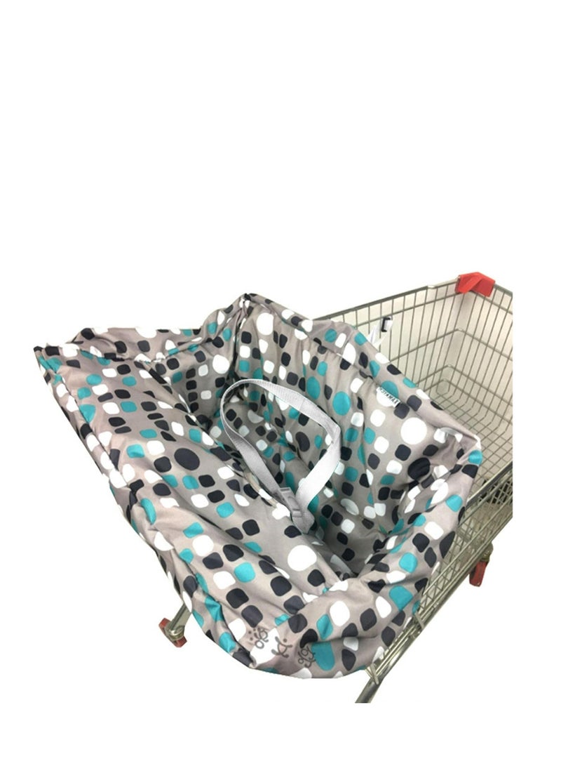 Shopping Cart Cover for Baby Polyester Baby Shopping Cart Cover Multifunctional Cart Covers for Babies Universal Fit Soft Padded Grocery Cart Cover 2-in-1 for Baby Boy Girl