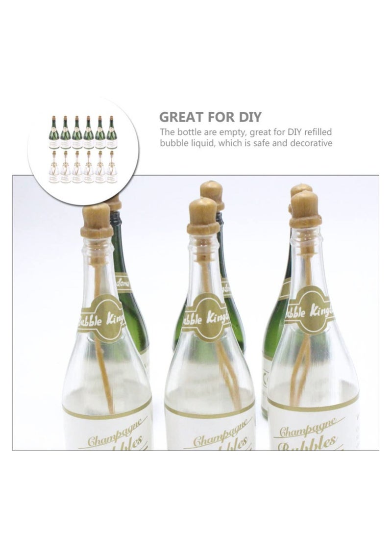 12PCS Candy Jars, DIY Favor Containers Party Favor Bottles Miniature Bottles DIY Candy Jar Bottle Unique Mini Bottle Candy Holders for Baby Shower Bridal Shower Wedding Birthday Party Favor Containers