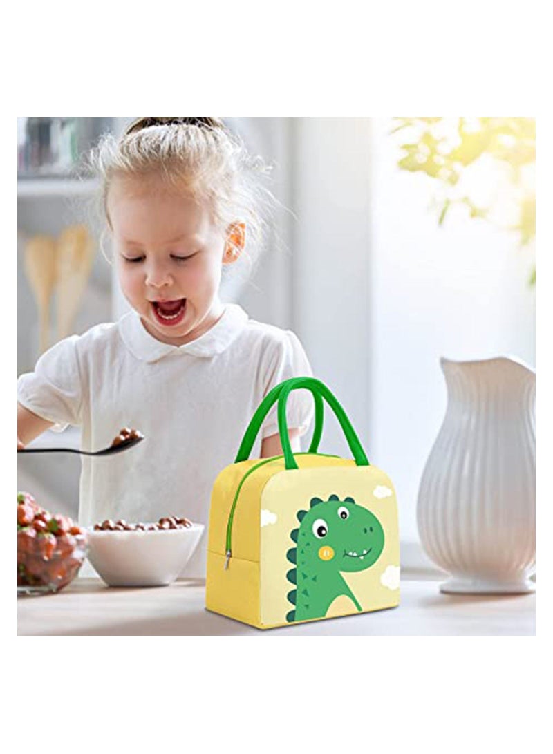 Kids Lunch box Insulated Soft Bag, Waterproof Bag for Adults, Cartoon Colors Box Cooler Portable Tote Food Storage Women Men Work School Picnic