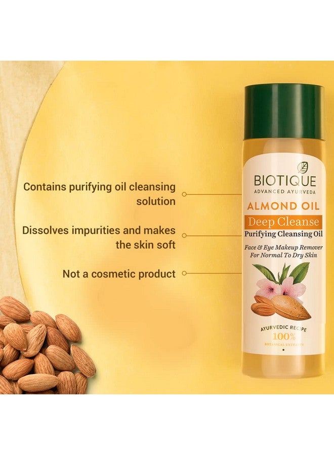 Bio Almond Oil Soothing Face And Eye Make Up Cleanser 120 Ml/4.05Oz.