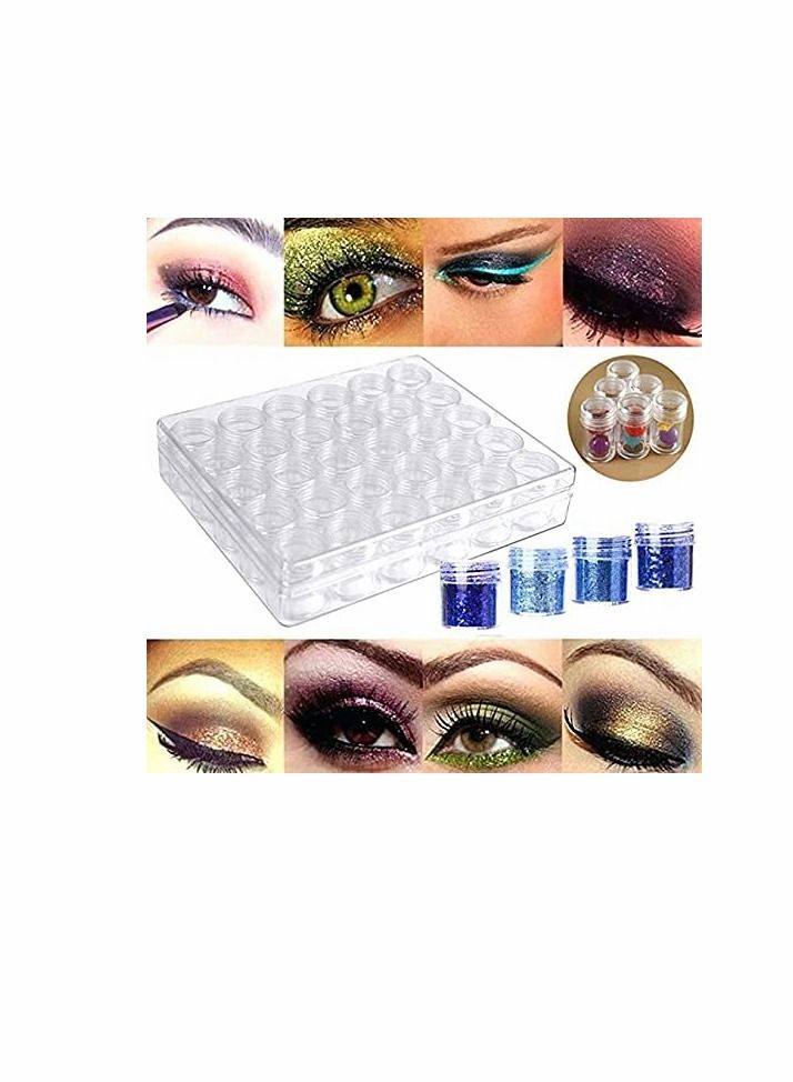 5D Embroidery Diamond Storage Box, Clear Plastic Bead Containers Diamond Painting Containers Organizer Storage with Lid for Jewelry DIY Art Crafts Nail Diamonds, Bead Storage