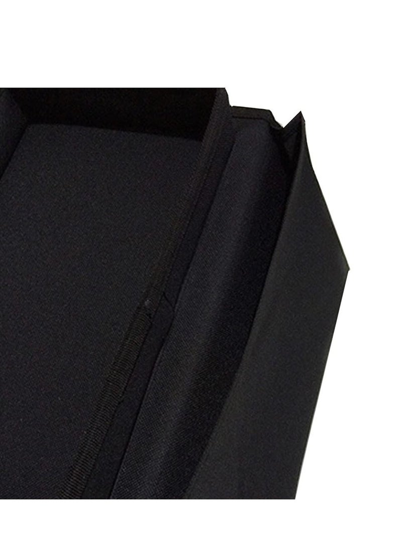 SYOSI Sofa TV Remote Control Handset Holder Organiser Caddy, Couch Armrest Organizer with 6 Pockets, Hanging Storage Bag for Chairs Sofas Armchairs Desk (Black)