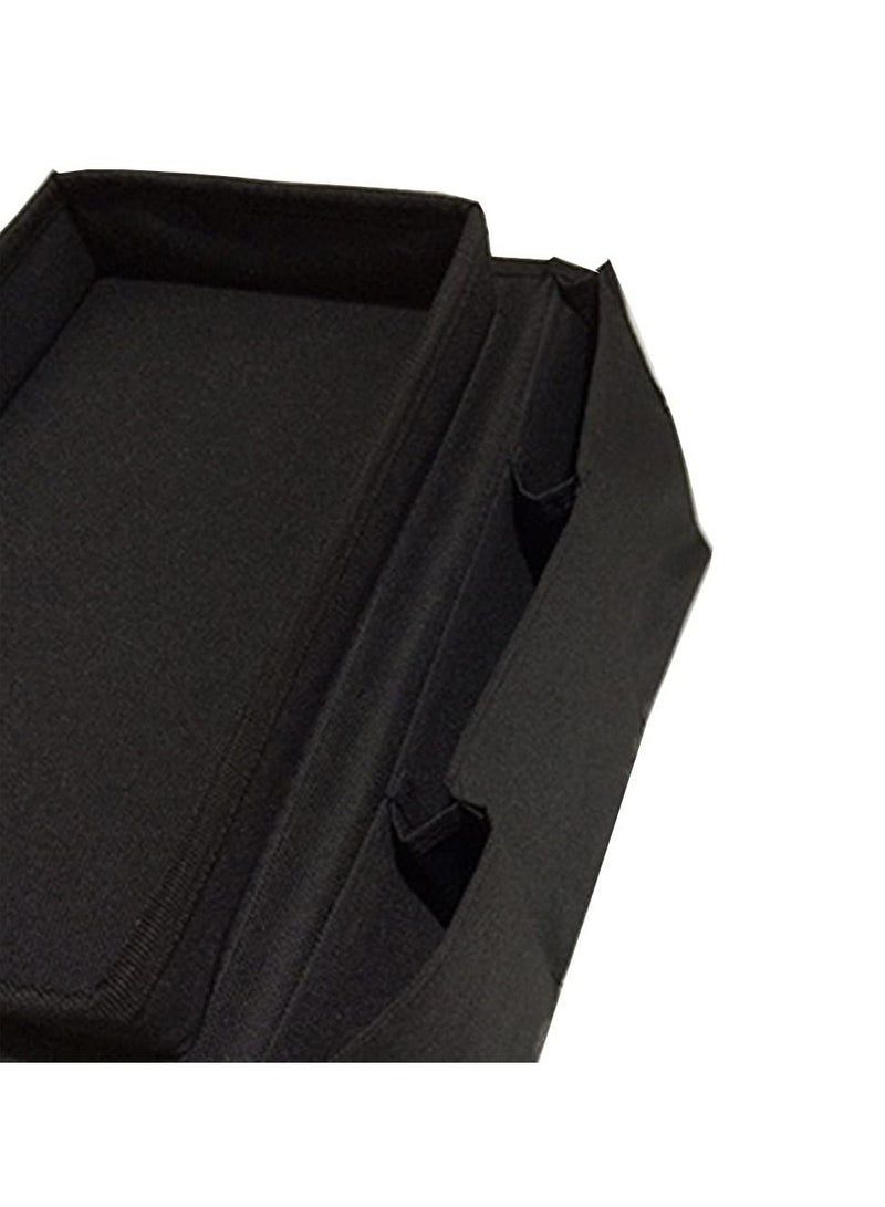 SYOSI Sofa TV Remote Control Handset Holder Organiser Caddy, Couch Armrest Organizer with 6 Pockets, Hanging Storage Bag for Chairs Sofas Armchairs Desk (Black)