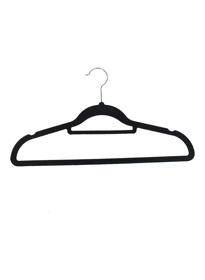 30-Piece Non-Slip Velvet 360 Degree Swivel Hangers Set Pink 40cm