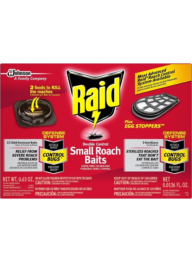 Double Control Small Roach Baits Plus Egg Stoppers