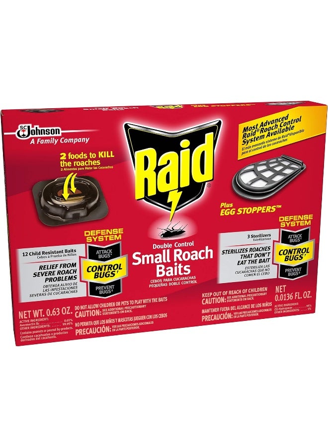 Double Control Small Roach Baits Plus Egg Stoppers