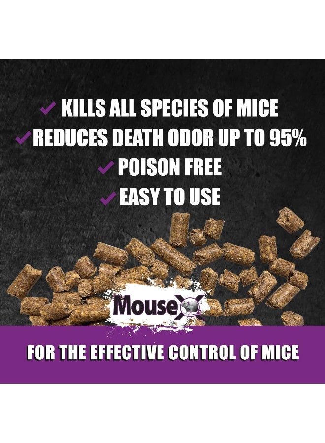 Bait Pellets All-Natural Poison Free Humane Rat and Mouse Rodenticide Pellets 1 lb. Bag - EcoClear Products