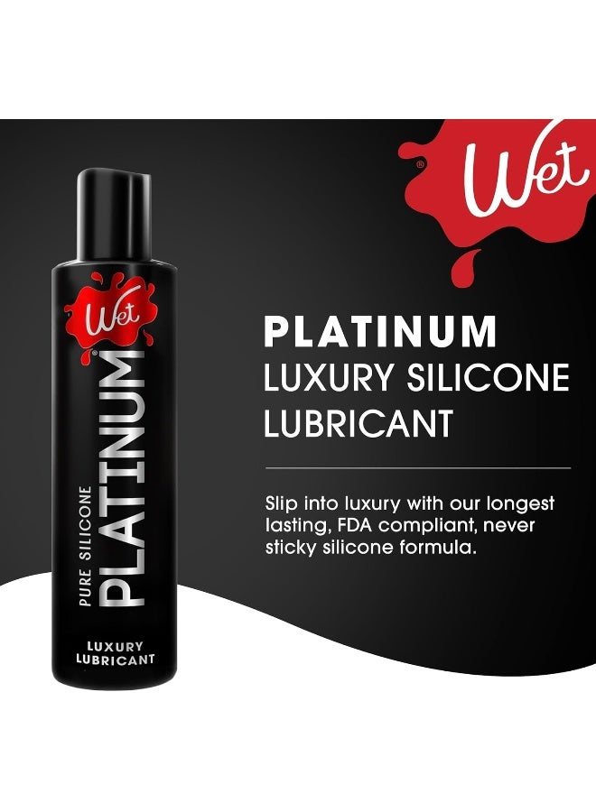 Platinum Lube Premium Silicone Based Personal Lubricant 8.9Oz