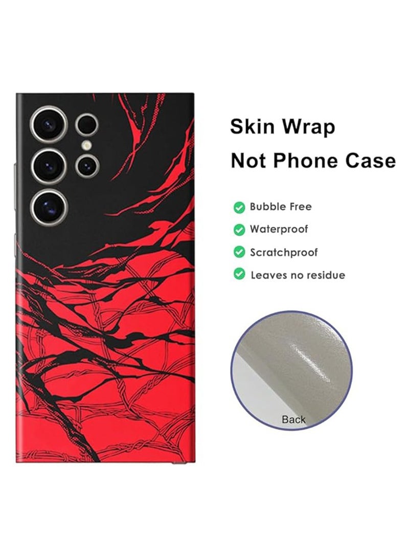 4Pcs Samsung Galaxy S24 Ultra Case Back Cover Protection,Skin Wrap for Samsung Galaxy S24 Ultra, Phone Sticker Protective Film Decal Cover for Phone Back, Camera, Frame - Not Phone Case