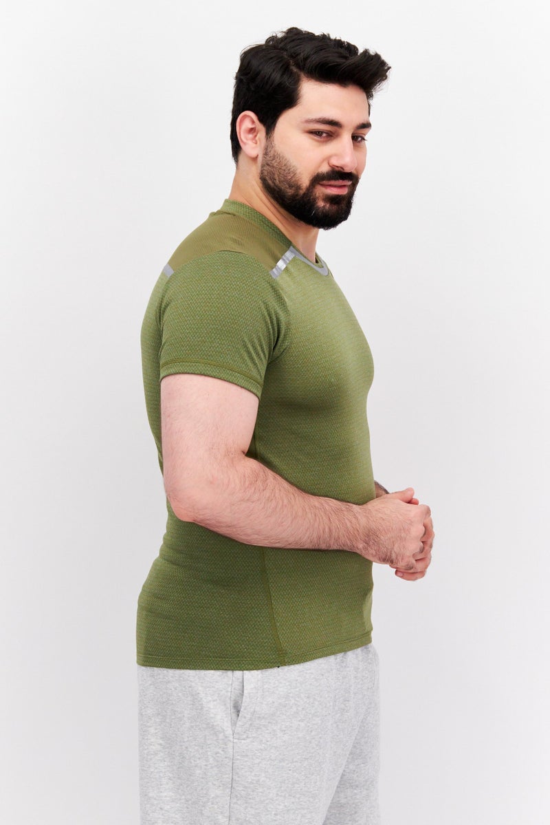 Men Sportswear Fit Short Sleeve Training T-Shirt, Green